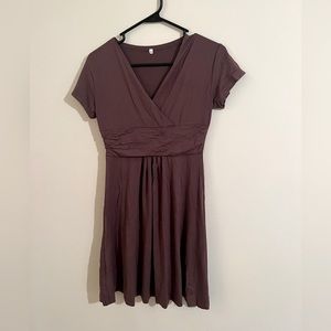 Amazon size small gray maternity dress